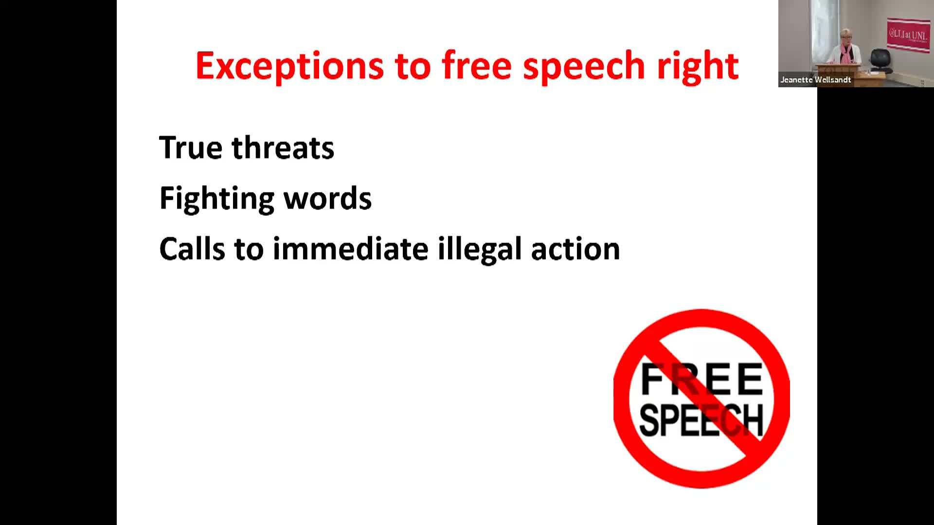 Thumbnail image for OLLI Mini-Showcase: The First Amendment Is It Always First #5