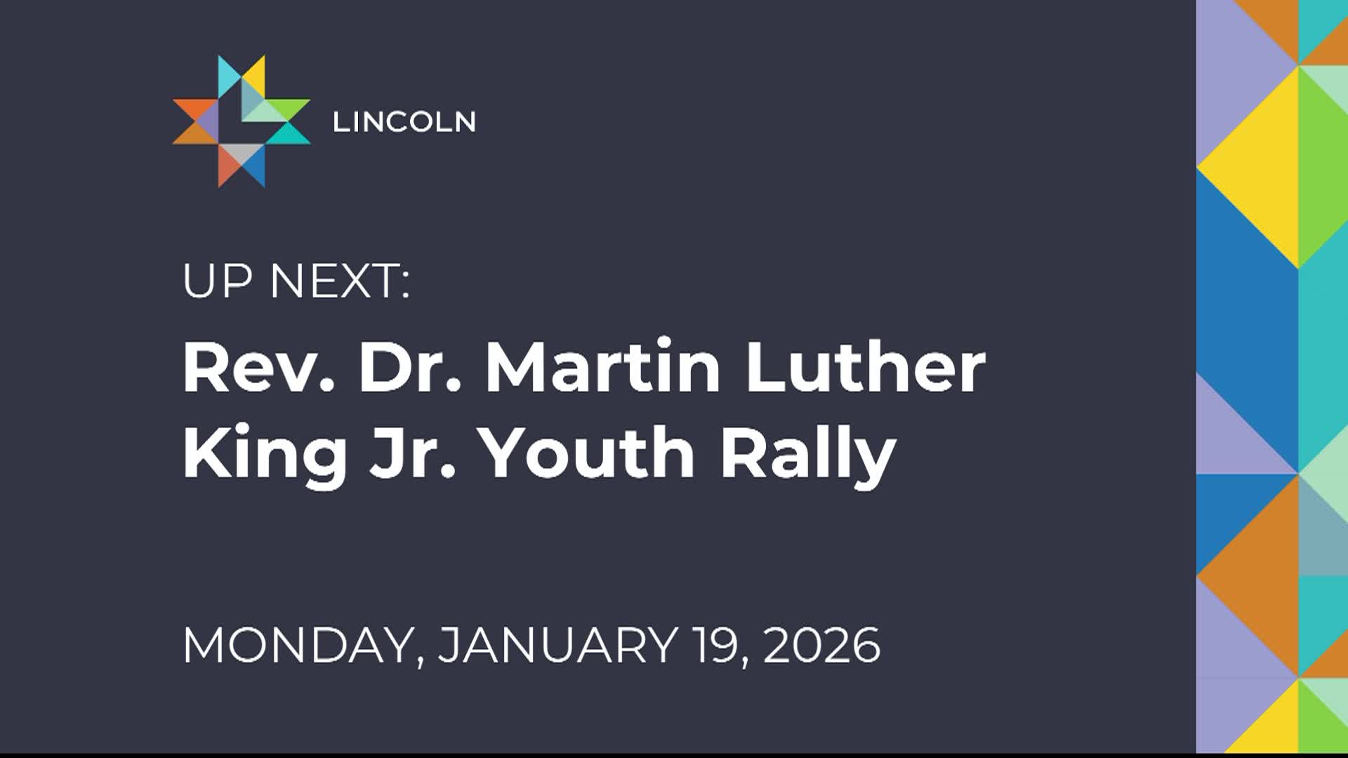 Thumbnail image for Rev. Dr. Martin Luther King, Jr. Youth Rally 2026