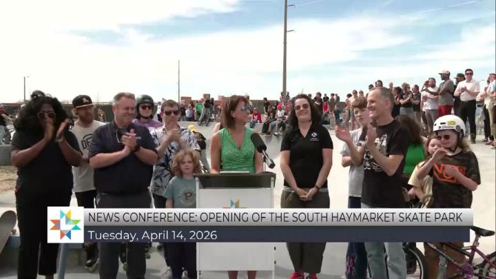 Thumbnail image for News Conference: South Haymarket Park Skatepark Opening