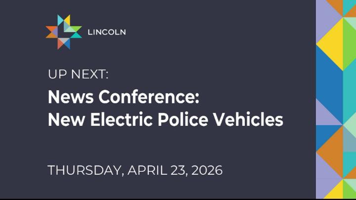 Thumbnail image for News Conference: New Electric Police Vehicles April 23, 2026