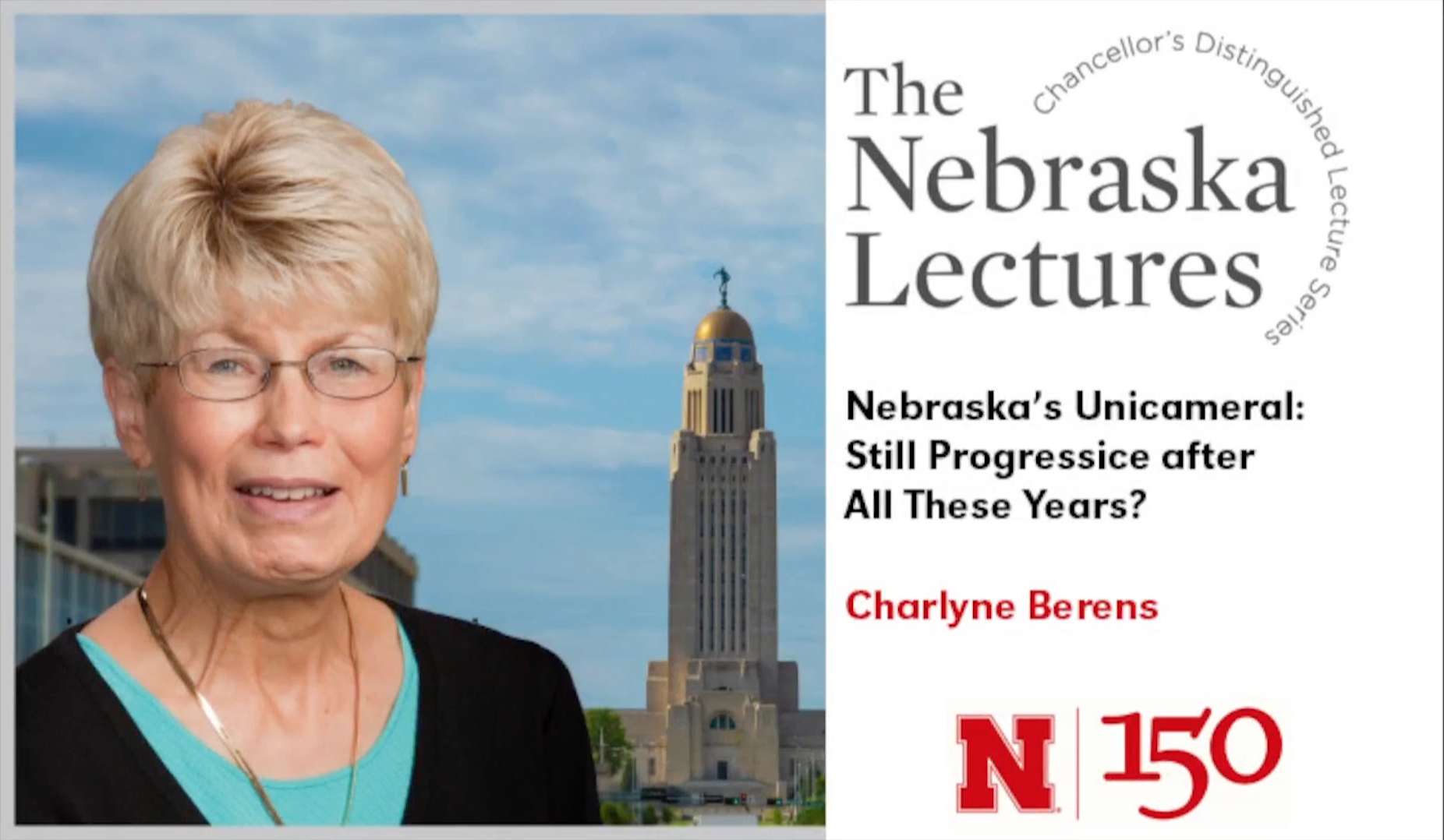 Thumbnail image for The Nebraska Lectures: Nebraska's Unicameral